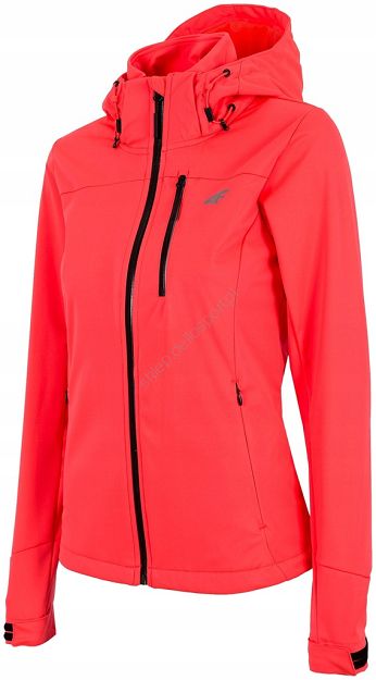 Softshell damski koral neon SFD003 H4L19