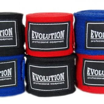 Bandaż bokserski Evolution SB-300 czarny
