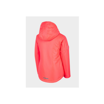 Kurtka narciarska 134 czerwony neon JKUDN001