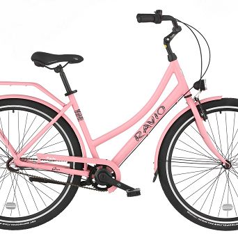 Rower 28" GAYA 3b pudrowy róż mat alu 19"