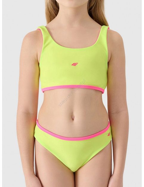 Bikini zestaw jasna zieleń neon F024