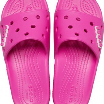 Klapki Crocs Classic Slide różowe 206121 6UB
