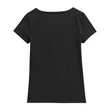 Tshirt głęboka czerń F730 - 2
