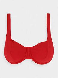 Bikini góra czerwony F042