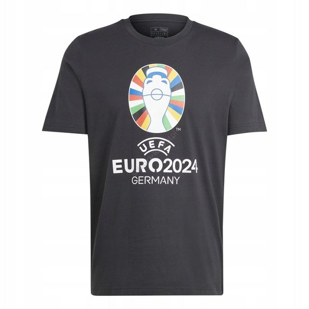 Koszulka Adidas Euro24 czarna IT9291