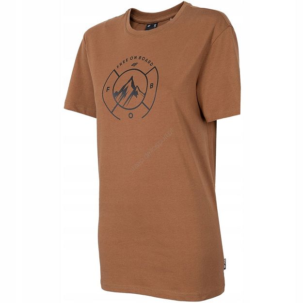 Tshirt brąz TSD011