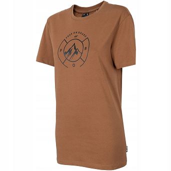 Tshirt brąz TSD011