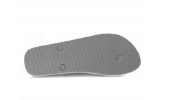Klapki chłodny jasny szary F018A  - 3