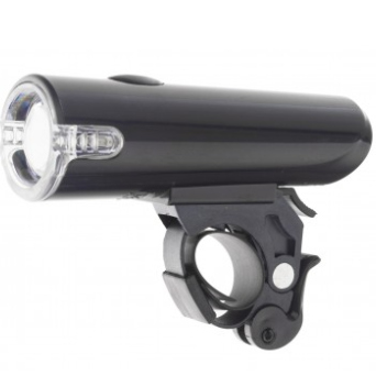 Lampa przednia 1-LED bat R-105 czarna 1 Watt Romet
