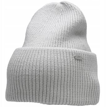 Czapka S chłodny jasny szary melanż CAD007 