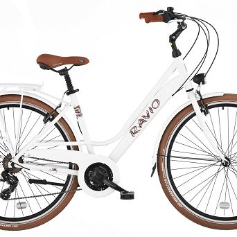 Rower 28" ILLY alu biały mat 17"