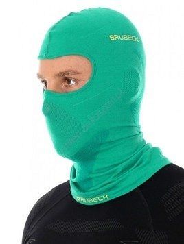 Kominiarka BRUBECK wełniana zielona KM10370