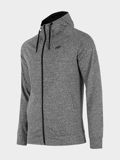 Bluza chłodny jasny szary melanż BLMF350
