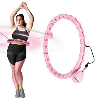 Zestaw hula hop z wypust. i obc. HHW11 lt pink