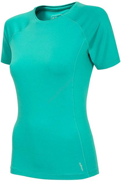 T-shirt fitness damski Outhorn morska zieleń TSDF600 HOZ19