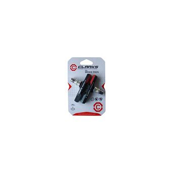 Klocki hamulcowe CLARK'S CPS301 MTB 72mm czarno-czerwone-szare