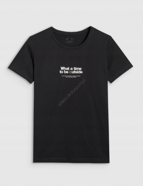 Tshirt głęboka czerń F2322