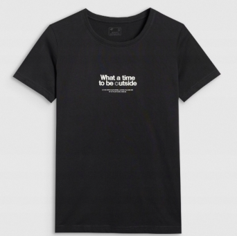 Tshirt głęboka czerń F2322