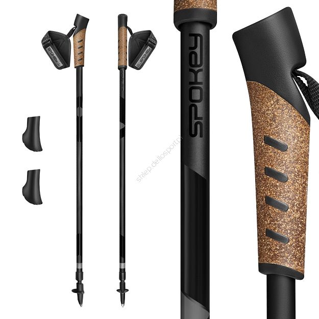 Kije nordic walking PEAK 944813 BK