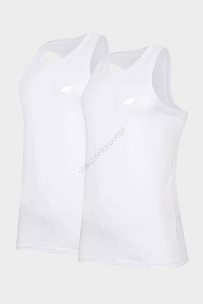 T-shirt męski 4F biały+biały TSM010 NOSH4