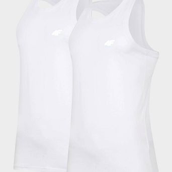 T-shirt męski 4F biały+biały TSM010 NOSH4