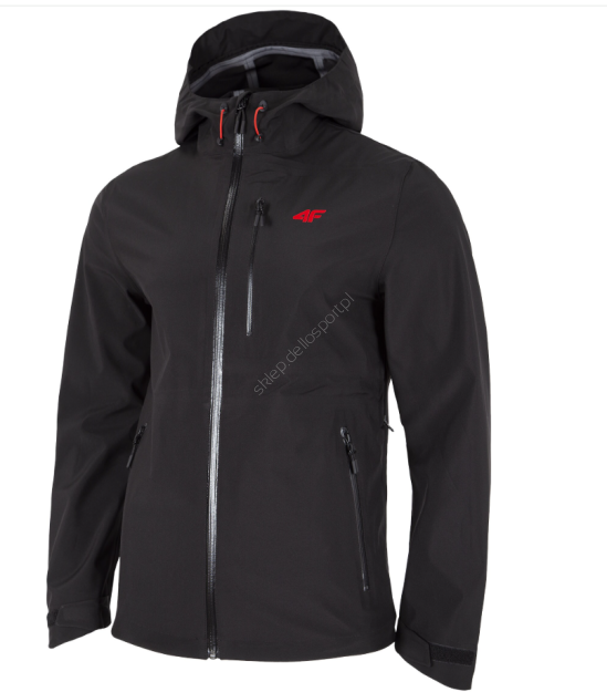 Softshell męski 4F głęboka czerń SFM005 H4Z18