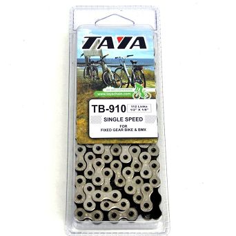 Łańcuch 112 OG Taya TB910 silver/black 1 speed
