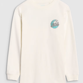 Longsleeve złamana biel M435