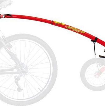 Sztywny hol czerwony do rowerów 12"-20" traligator