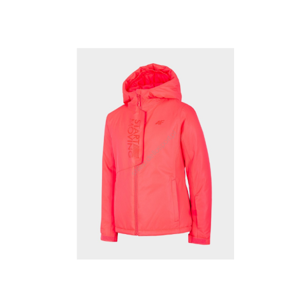 Kurtka 140 czerwony neon JKUDN001