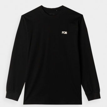 Longsleeve głęboka czerń M315