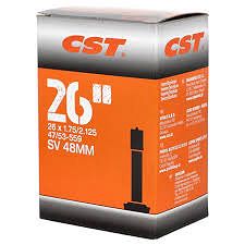 Dętka rowerowa CST 26"x1,75/2.125 SV Long 48mm BOX TB-CS051