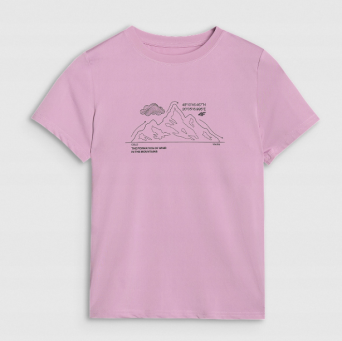 Tshirt fnk jasny róż F1199