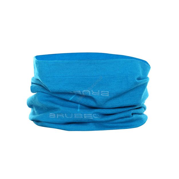 Komin unisex wełniany błękitny KM10360