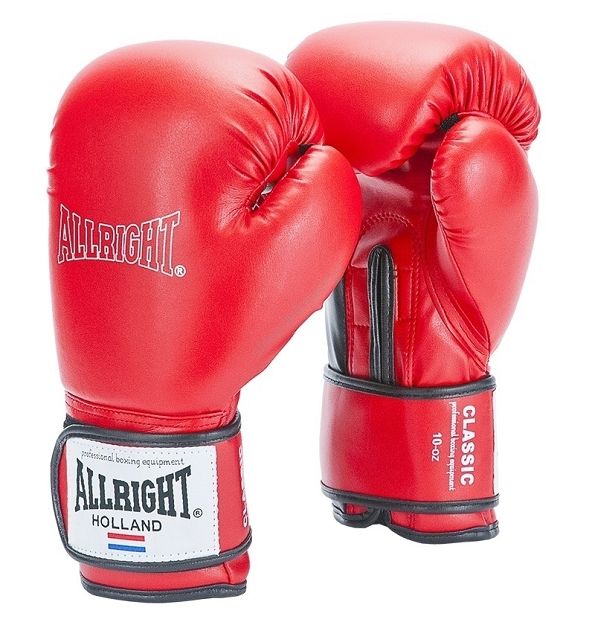 Rękawice boks. Classic 10oz Allright czerwone