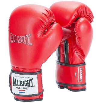Rękawice boks. Classic 10oz Allright czerwone