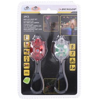 Zestaw lampek rowerowych Dunlop LED 2053141