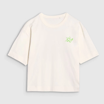 Tshirt złamana biel F1967