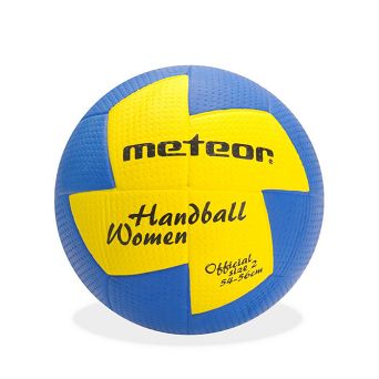 Piłka ręczna Meteor NuAge damska 2 niebiesko-żółta