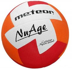 Piłka ręczna Meteor NuAge JR czerwono-pomarańczowa