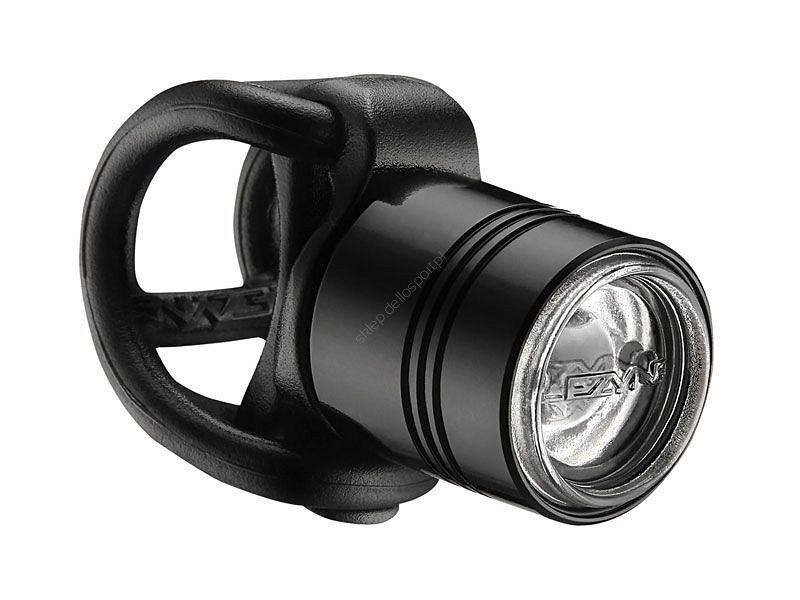 Lampka przednia 15 lumenów czarna