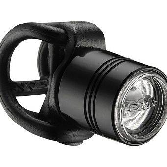 Lampka przednia 15 lumenów czarna