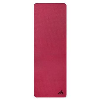 Mata do jogi Adidas 0,4 cm burgundowa