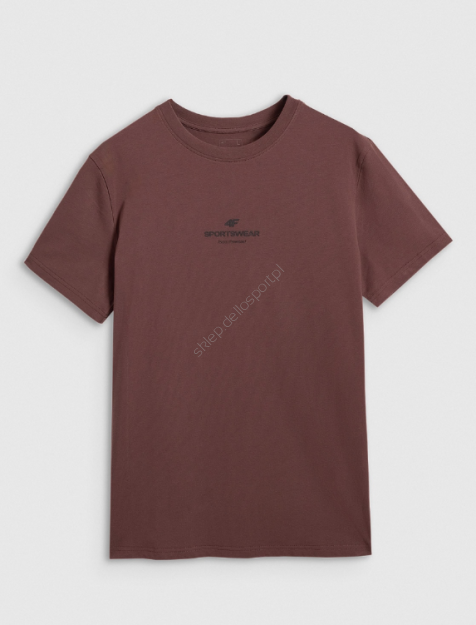 Tshirt ciemny brązowy M2961