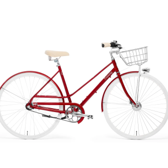 Rower 28" Embassy Holenderka Chilli 3B + koszyk metalowy.
