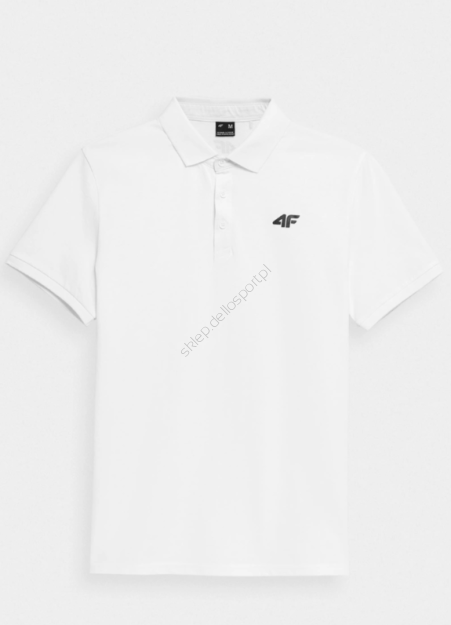 T-shirt polo M316 biały