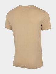 T-shirt 4F jasny brąz TSM030 H4Z22 - 2