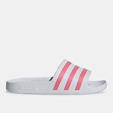 Klapki damskie adidas Adilette biało-róż GZ5237 - 3