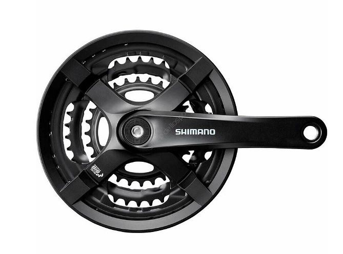 Mechanizm Shimano 6/7/8 RZ TY501 42/34/24T CZARNY 165 MM