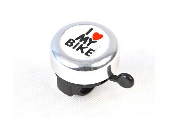 Dzwonek My Bike srebrny